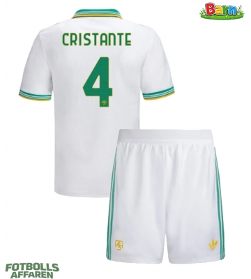 AS Roma Bryan Cristante #4 Tredjeställ Barn 2025-26 Kortärmad (+ Korta byxor)